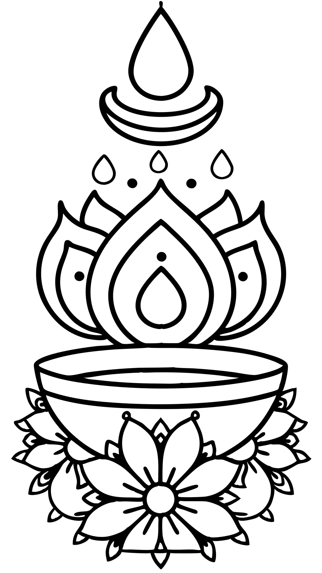 free printable diwali coloring pages printable